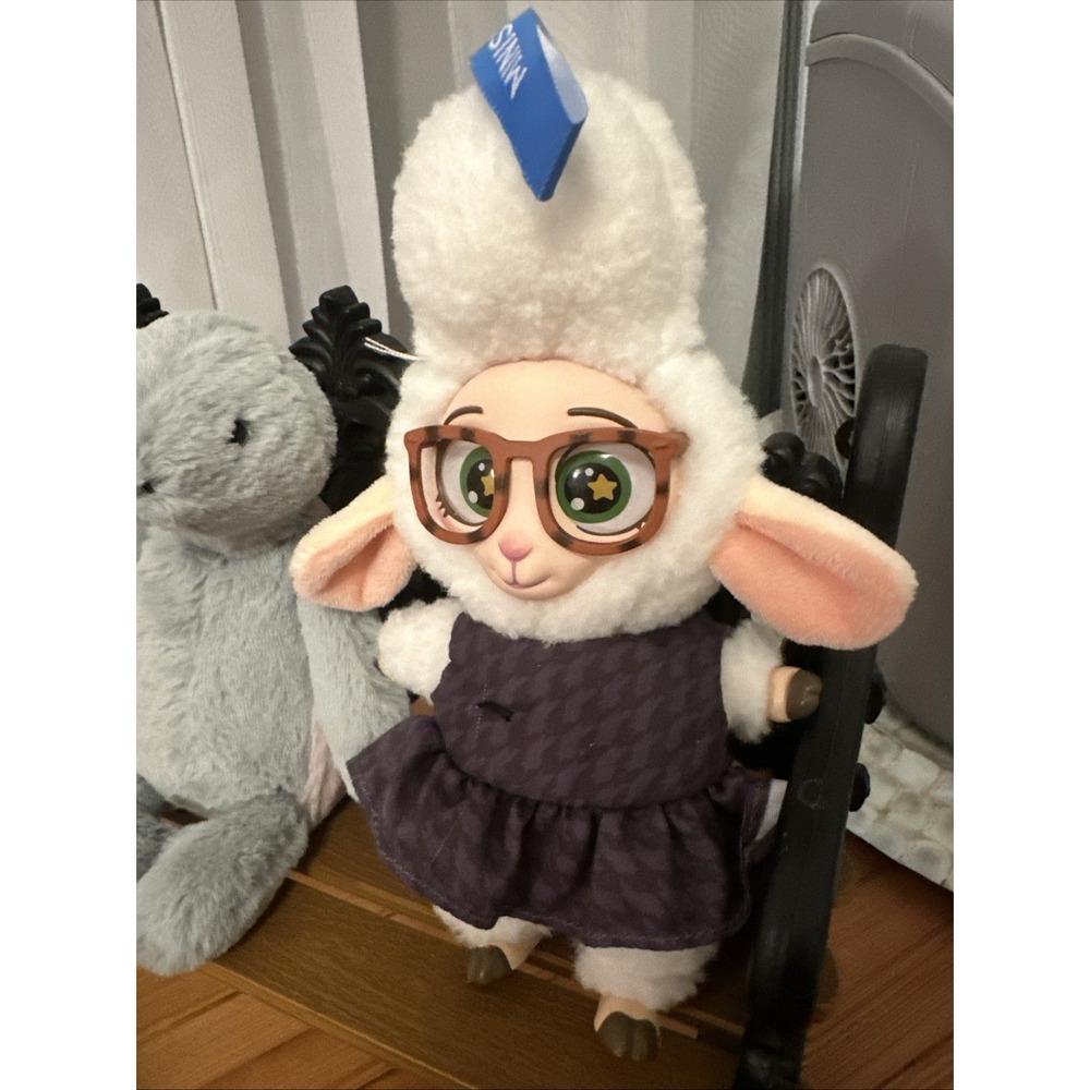 Miniso Disney Zootopia Bellwether Plush-Cute Sheep Villan-Kawaii Collectible Toy